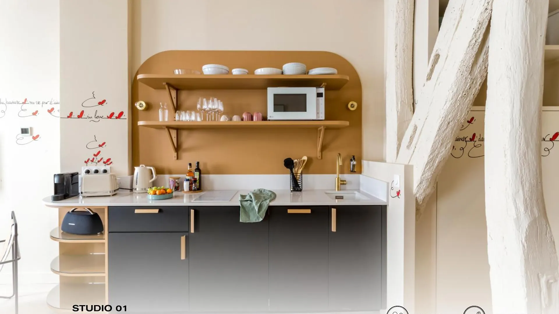 Apartment Ferienwohnung Beauquartier - Marais, Bourg Tibourg Paris Frankreich