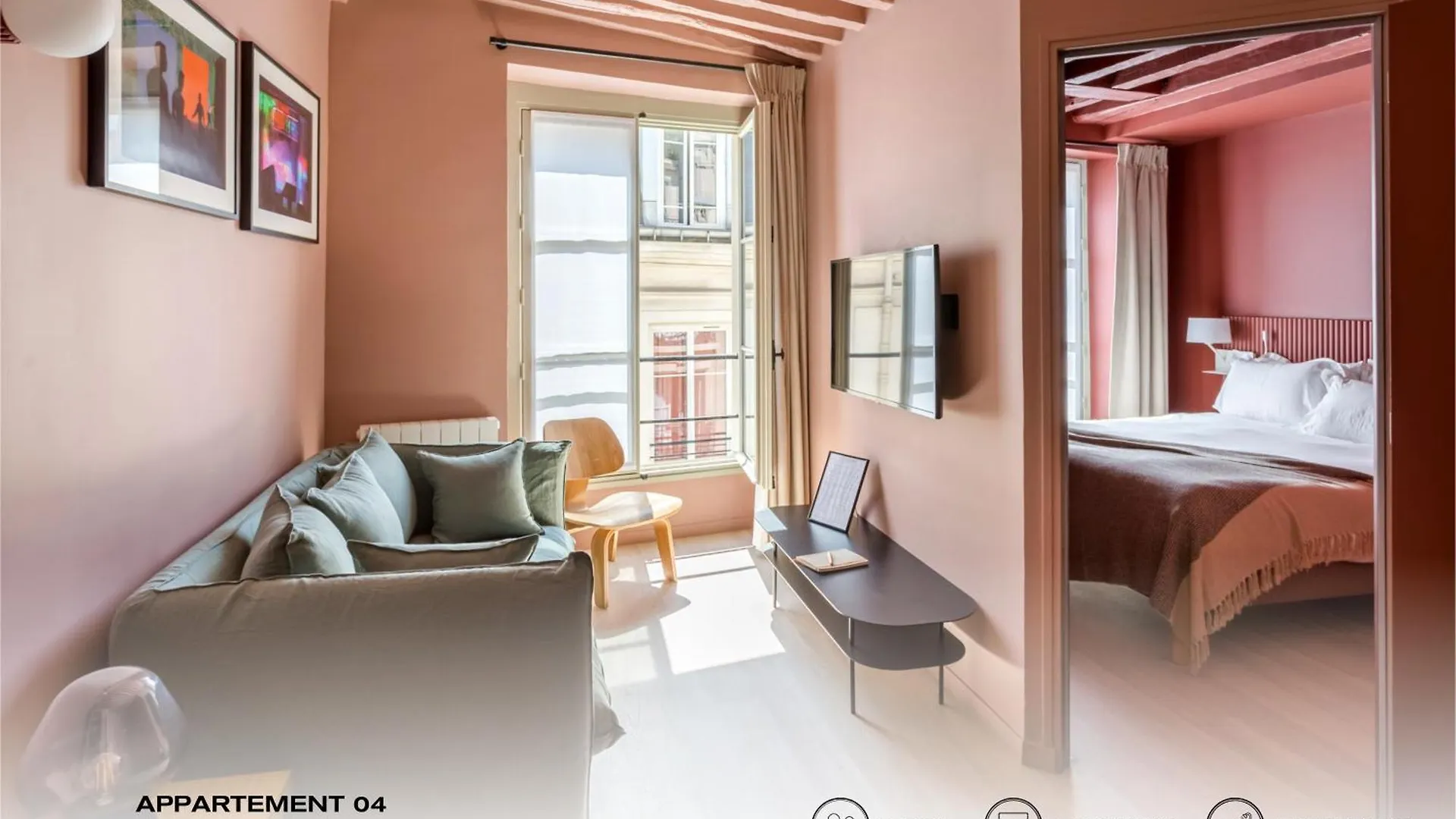 Apartment Ferienwohnung Beauquartier - Marais, Bourg Tibourg Paris